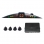 Eglemtek Kit completo 4 sensori di parcheggio con filo e Display MINI LED
