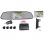 Eglemtek Kit completo 4 sensori di parcheggio con Fili - Video LCD a Specchio -