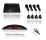 Eglemtek Kit completo 4 sensori di parcheggio con avvisatore acustico e display LED Wireless