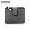OEM Set da 2 - FLEGREL - portafogli da donna grigio scuro
