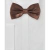 OEM PAPSAT_Cioccolato un Papillon in satin lucido realizzato a mano - Colore Cioccolato