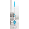EGLEMTEK JC-228C Set Scopa a vapore 10 in 1 Bianco/Turchese + 2 panni