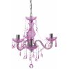 OEM Sydney Lilac - Lampadario con 3 punti luce lilla