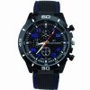 OEM Orologio da polso da uomo analogico, al quarzo, in acciaio,sportivo GT colore Blu