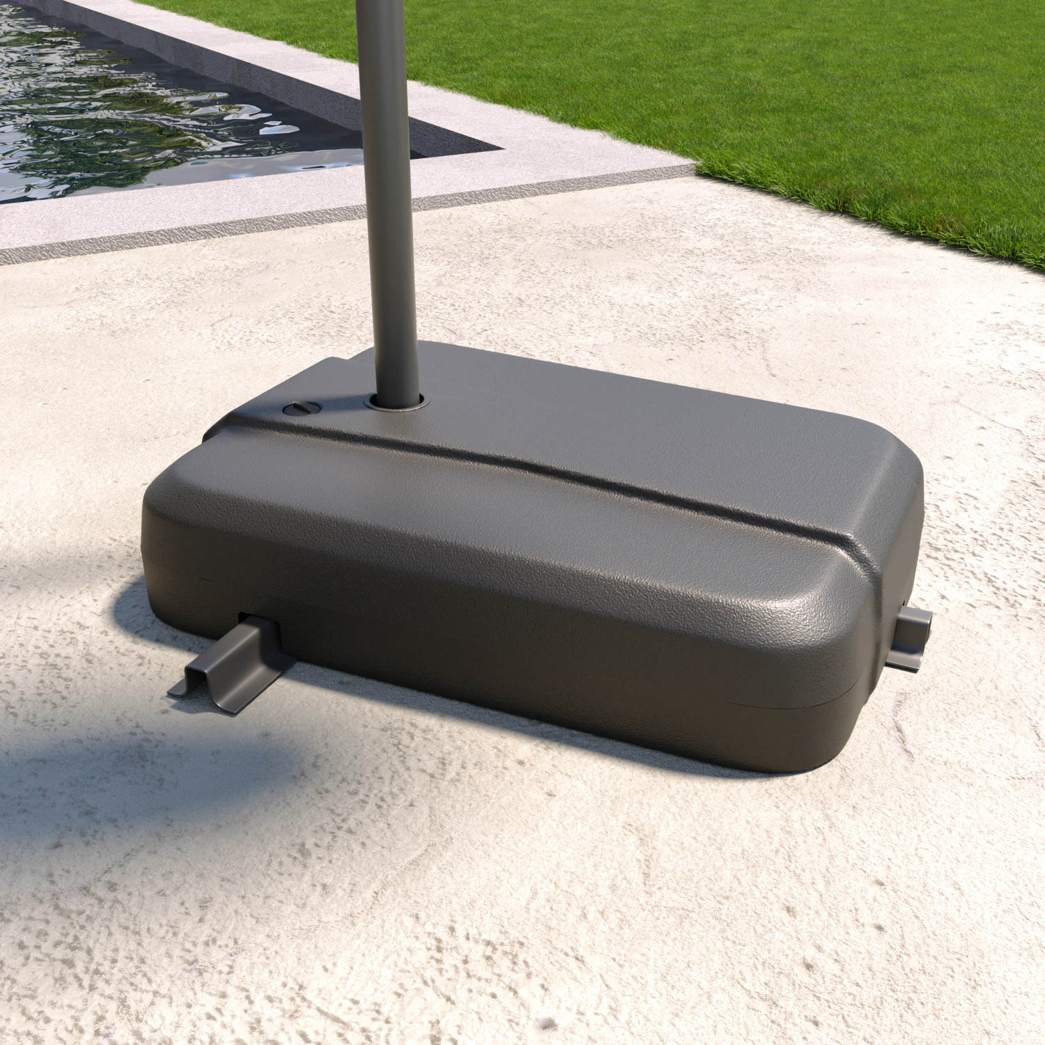 Base Per Ombrellone Riempibile Con Acqua O Sabbia - Stabilizzatore Da Giardino - Foto 11