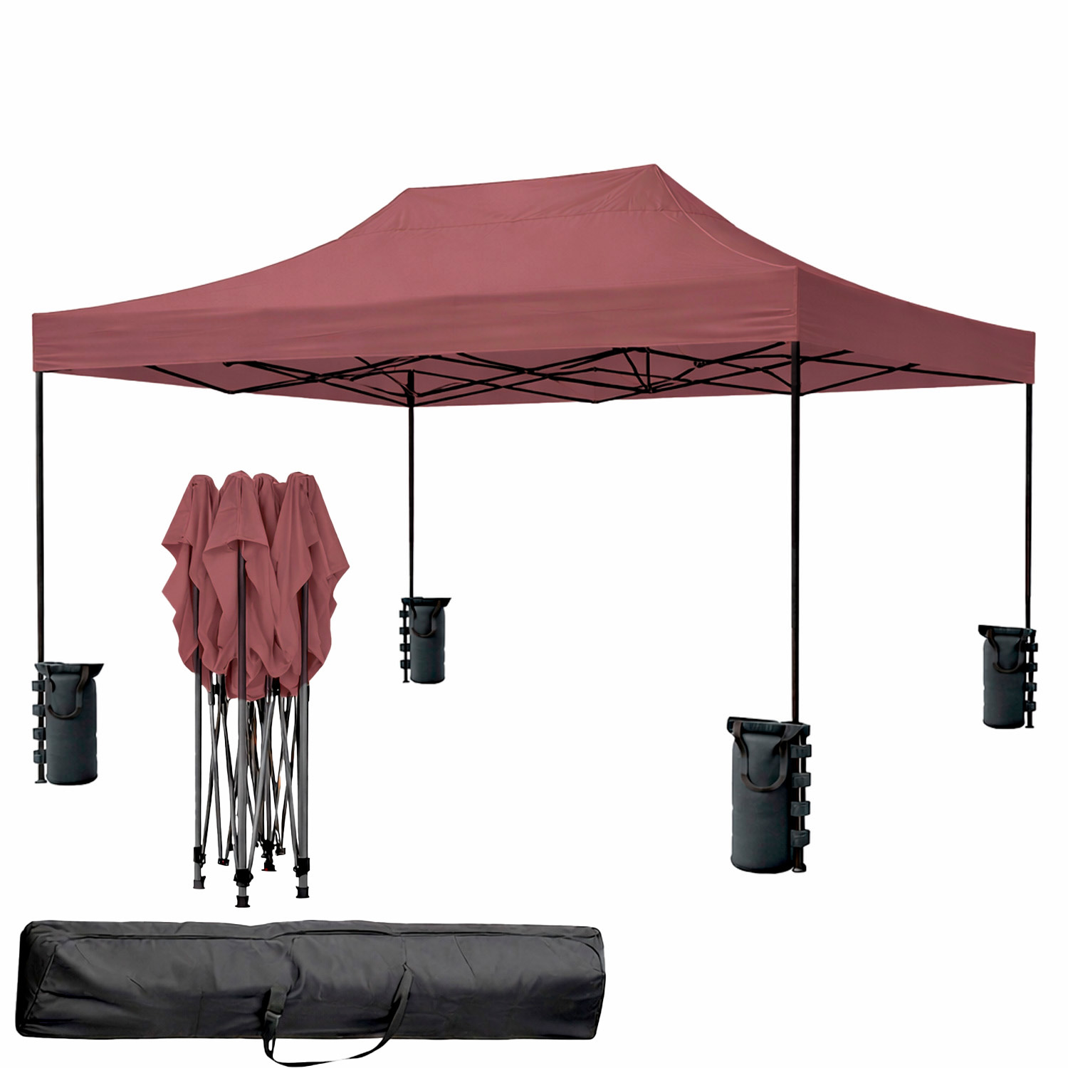 Gazebo Professionale 3x4.5 M Richiudibile Automatic…